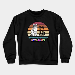 cat lover Crewneck Sweatshirt
